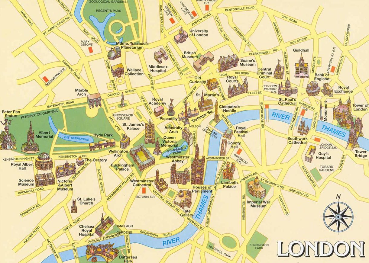 Mapa_Londres_Monumentos